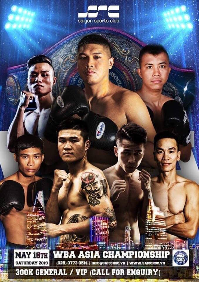 Tranh đai WBA Asia: Cả Trương Đình Hoàng và Trần Văn Thảo cùng thượng đài tại sự kiện